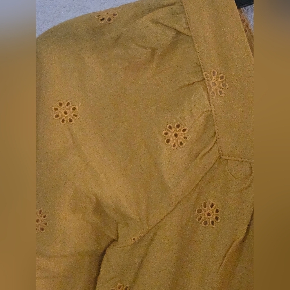 Cat & Jack Mustard Yellow Kids Dress - Picture 4 of 5